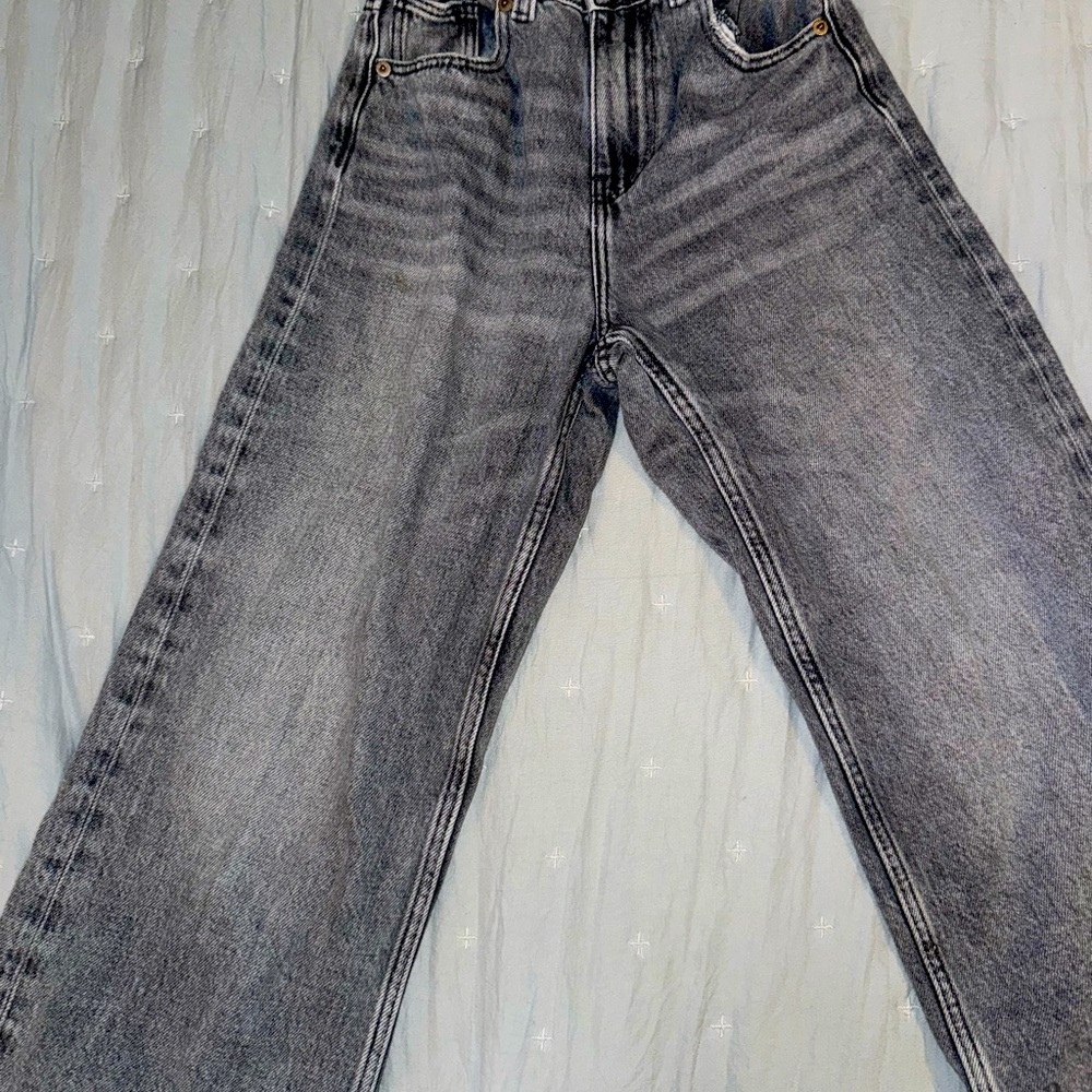 Zara Girls Grey Wash Jeans